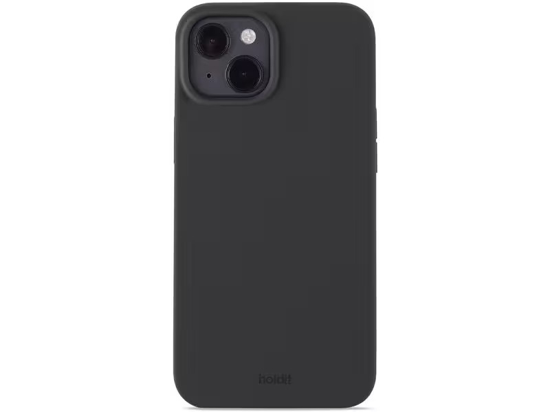 Holdit Back Cover Silicone iPhone 15 Plus Schwarz