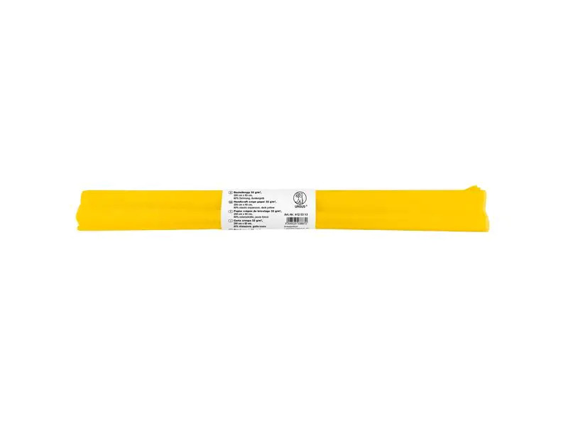 URSUS Krepppapier 50 cm x 2.5 m, 32 g/m², Dunkelgelb