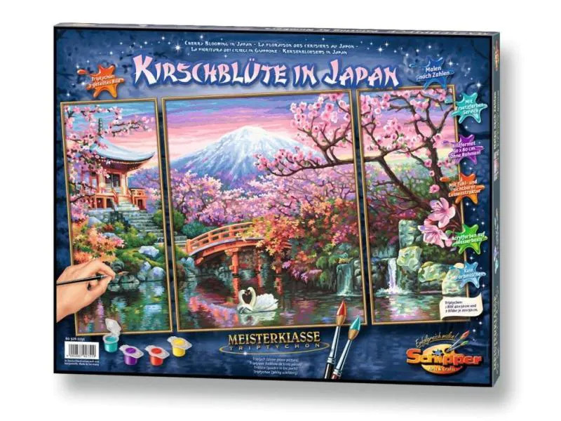Schipper Malen nach Zahlen Kirschblüte in Japan
