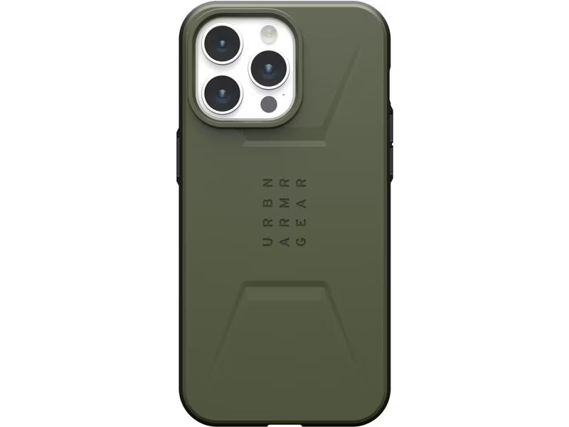 UAG Back Cover Civilian Case iPhone 15 Pro Max Olive