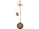Star Trading Glasdekoration Kugel Bliss, 15 cm, Gold
