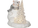 Star Trading LED-Figur Polare, 14 cm, Weiss