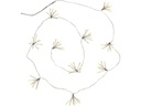 Star Trading LED Lichterkette Dew Drop Flower, 1.4 m, 120 LEDs, Silber