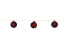 Star Trading LED-Lichterkette Bliss, 1.6 m, 8 Kugeln, Rot