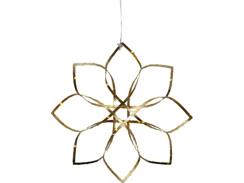 Star Trading Hänger Dekoration Amaze, 48 LEDs, 40 cm, Gold