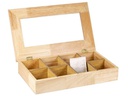 Kadastar Teebeutel-Box Jasmin Hellbraun