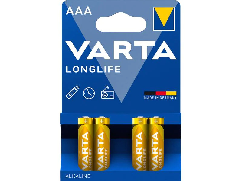 Varta Batterie Longlife AAA 4 Stück