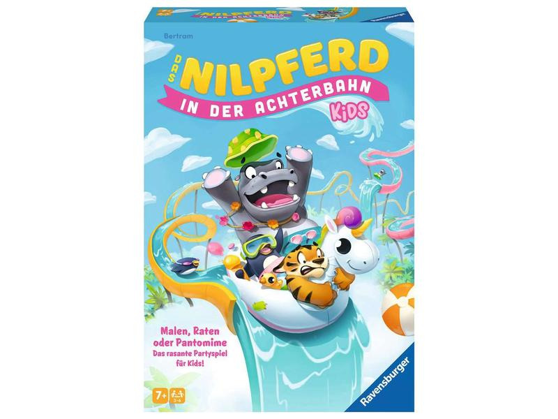 Ravensburger Kinderspiel Das Nilpferd in der Achterbahn Kids -DE-