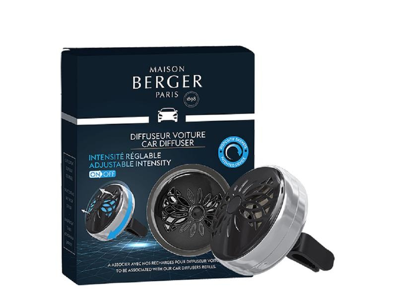 Maison Berger Autodiffusor Technik Flower Schwarz/Silber