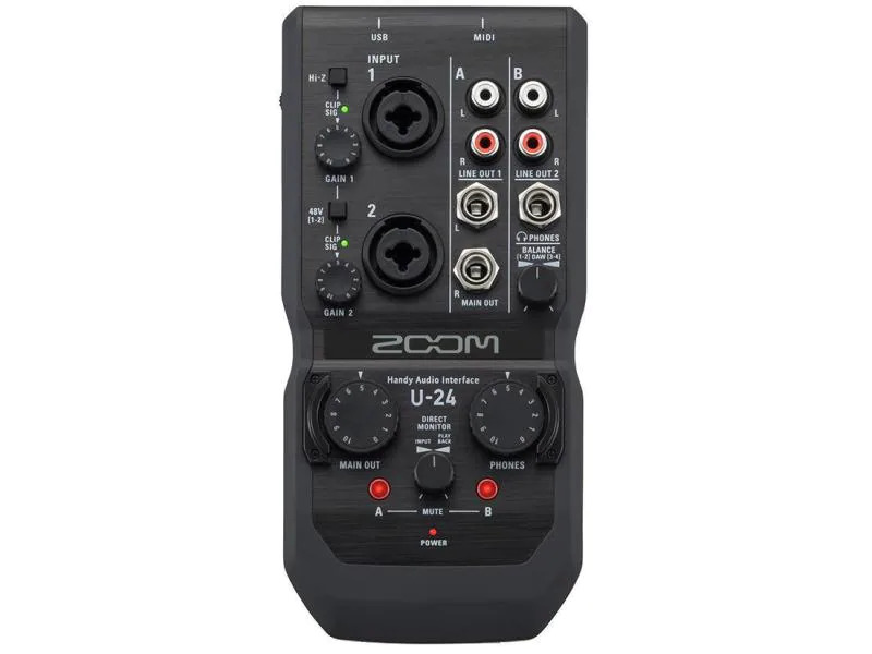 Zoom Audio Interface U-24