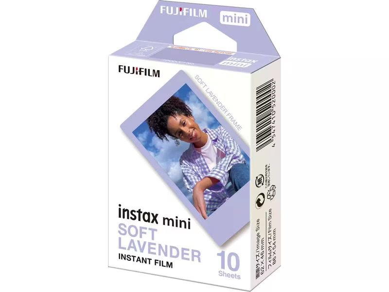 Fujifilm Sofortbildfilm Instax Mini 10 Blatt Soft Lavender