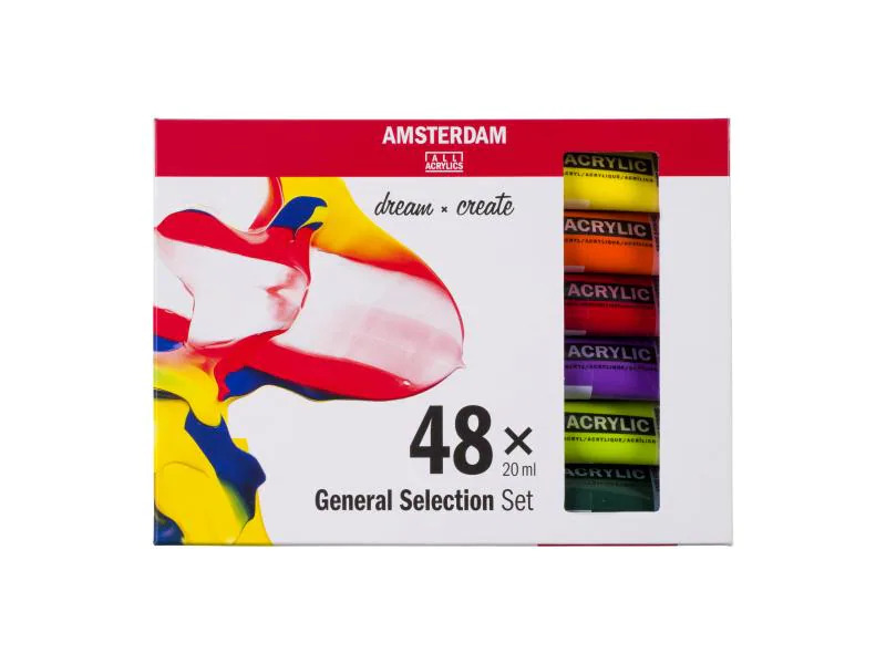 Amsterdam Acrylfarbe Standard 48 Tuben à 20 ml