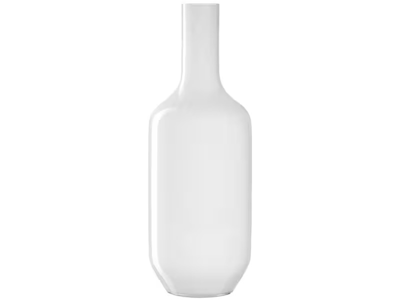Leonardo Vase Milano Weiss, 50 cm