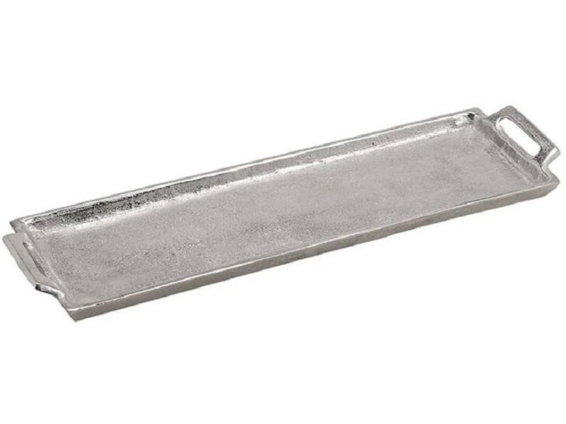 G. Wurm Dekoschale 44 x 3 x 13 cm, Silber
