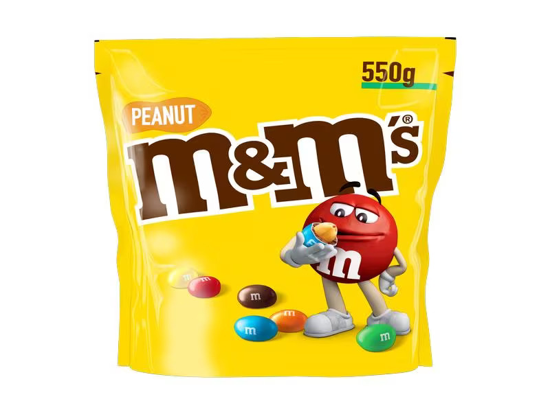 M&amp;Ms Schokolade Peanut 550 g
