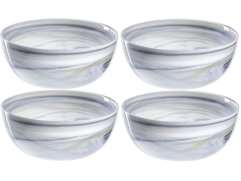 Leonardo Schale Salerno 4 Stück, Beige/Blau