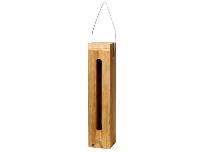 LUXUS-VOGELHAUS Futterspender für Wildvögel, 5 x 5 x 23 cm, Holz