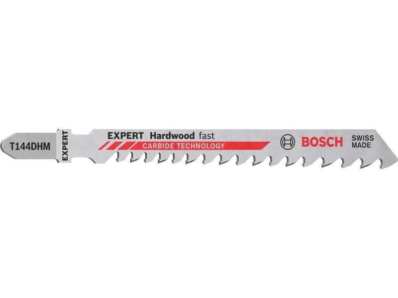 Bosch Professional Stichsägeblatt EXPERT Hardwood Fast T 144 DHM, 3 Stück