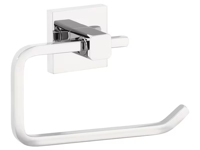 tesa Toilettenpapierhalter ohne Deckel, Deluxxe, Silber