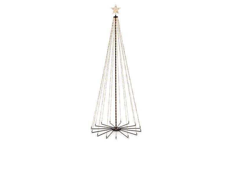 STT Dekolicht Cone Tree, 700 LEDs, 240 cm, Schwarz