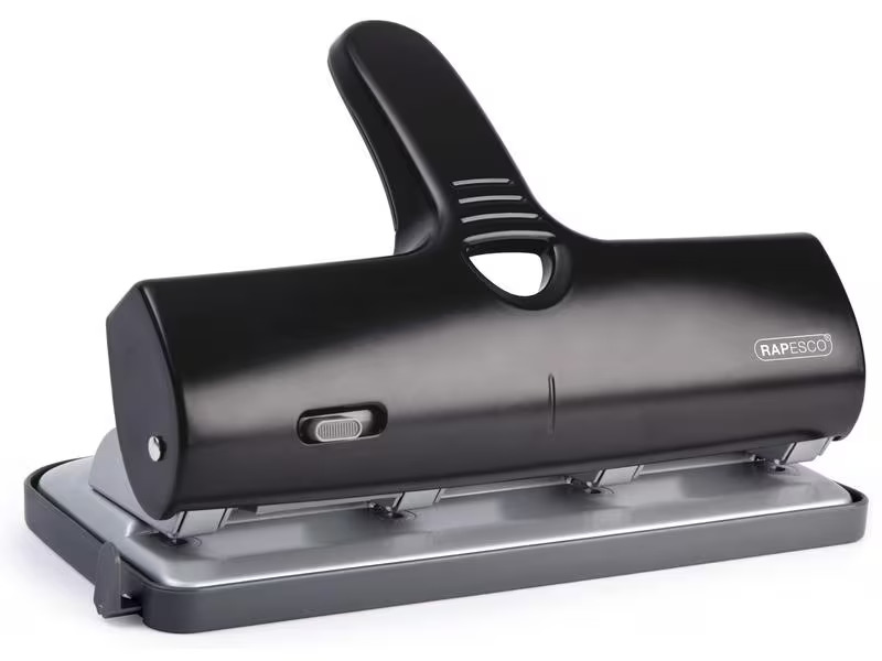 Rapesco Locher Alu 40 40 Seiten, Schwarz