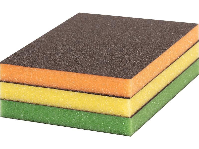 Bosch Professional Unischleifblock Expert S473, 3-teilig, 98 x 120 x 13 mm