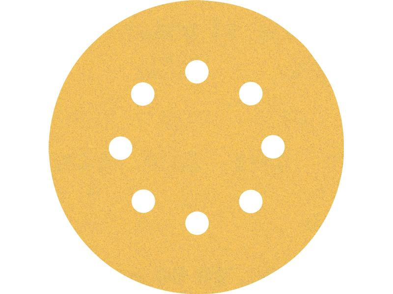 Bosch Professional Schleifpapier EXPERT C470, 125 mm, G 120, 5-tlg.