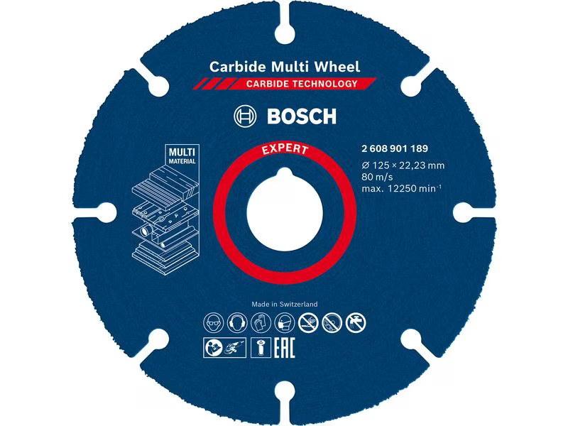 Bosch Professional Trennscheibe EXPERT Carbide Multi Wheel, 125 mm