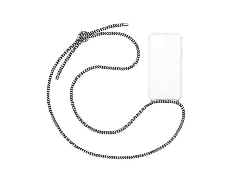 Urbany's Necklace Case iPhone 15 Plus Hypnotic Zebra
