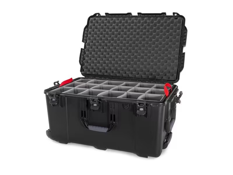 Nanuk Kunststoffkoffer 965 - mit Trennwand Schwarz