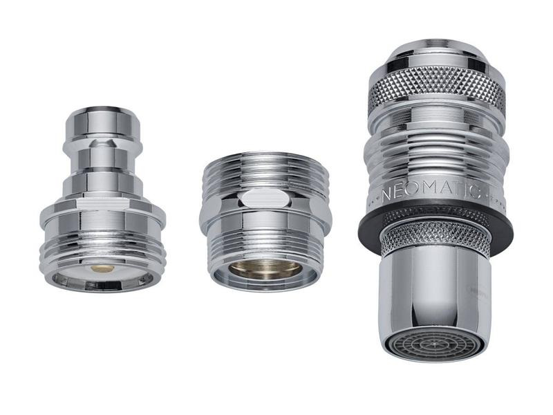 diaqua® Wasch-/Spülmaschinen Set Messing verchromt