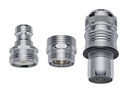 diaqua® Wasch-/Spülmaschinen Set Messing verchromt