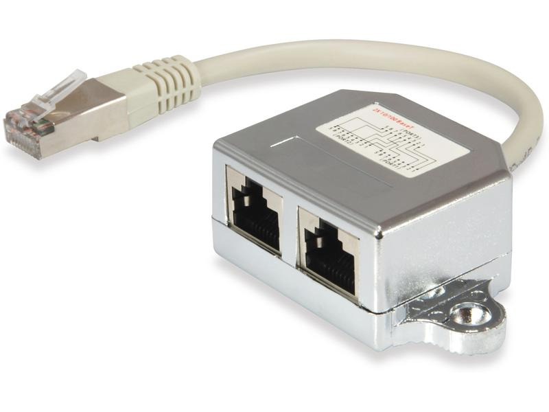 equip Anschlussverdoppler 2x 100Mbps LAN 1 Stück