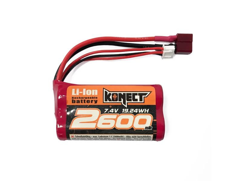 Konect RC-Akku Li-Ion 2600 mAh 7.4 V 15C