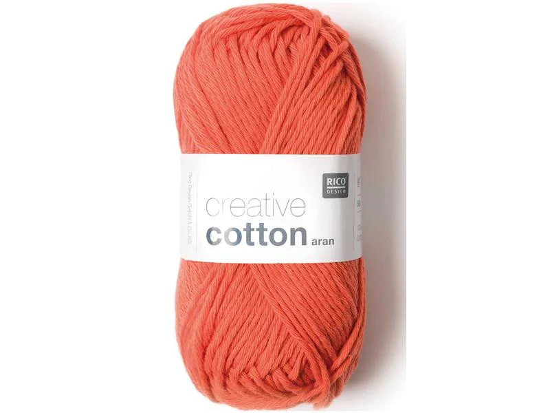 Rico Design Wolle Creative Cotton Aran 50 g, Fuchs