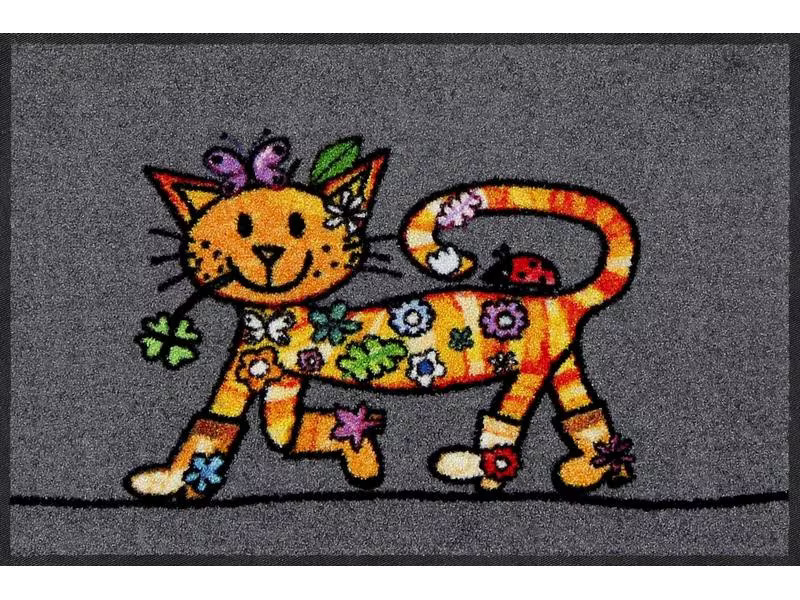 Salonlöwe Fussmatte Funky Cat 50 cm x 75 cm