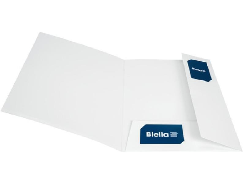 Biella Präsentationsmappe Pearl A4 Weiss, 25 Stück