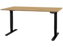 Contini Tischgestell mit Platte 1.6 x 0.8 m, Eiche / Schwarz