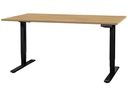 Contini Tischgestell mit Platte 1.8 x 0.8 m, Eiche / Schwarz