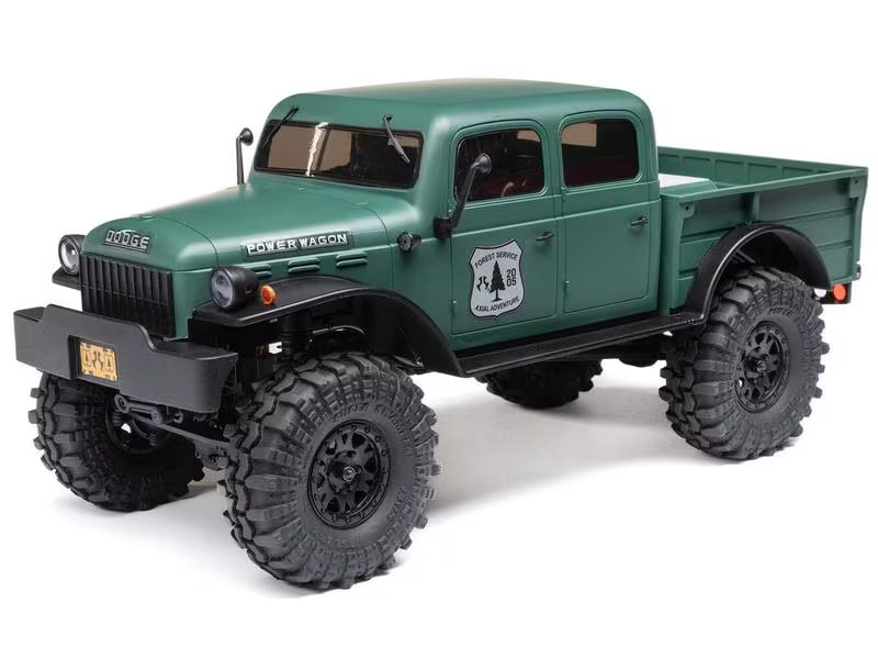 Axial Scale Crawler SCX24 Dodge Power Wagon Grün, 1:24, RTR