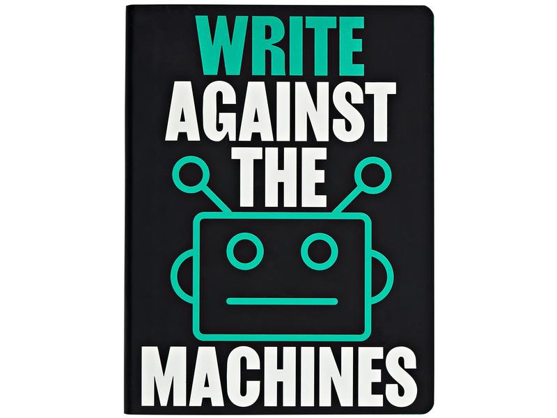 Nuuna Notizbuch GRAPHIC L TRUST NO ROBOTS