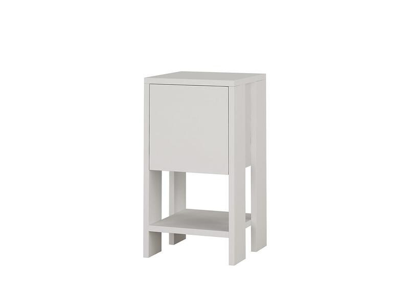 Woody Fashion Nachttisch Ema 30 x 55 x 30 cm, Weiss