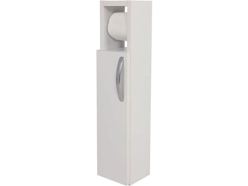 Woody Fashion Badezimmerregal Star 15 x 65 x 12 cm, Weiss