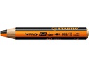 STABILO Wachsmalstifte Woody 3 in 1 duo Orange / Schwarz