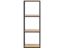 AC Design Regal Seaford 24 x 37 x 108 cm, Nature/Schwarz
