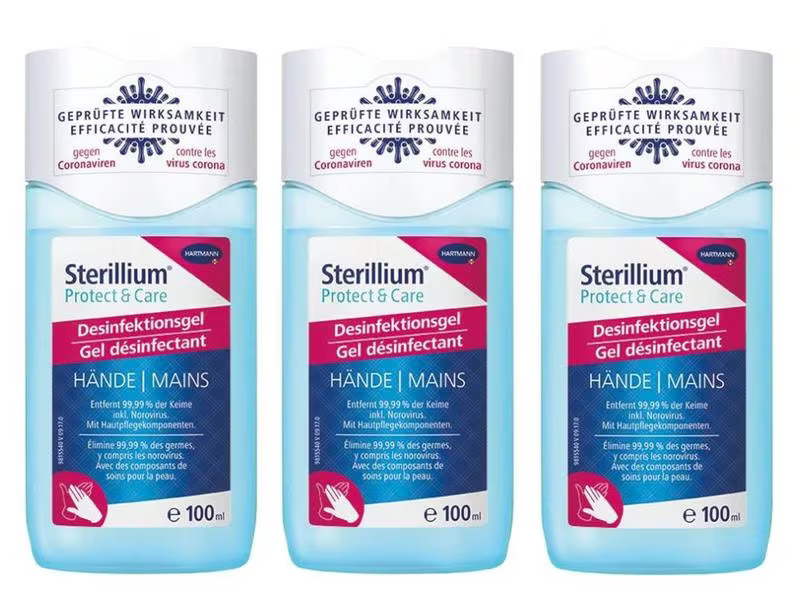 Sterillium Desinfektionsgel Protect &amp; Care Hände 3 x 100 ml