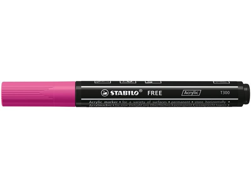 STABILO Acrylmarker Free Acrylic T300 Lila