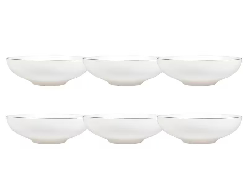 FURBER Müslischale Ø 16 cm, 6 Stück, Weiss/Gold