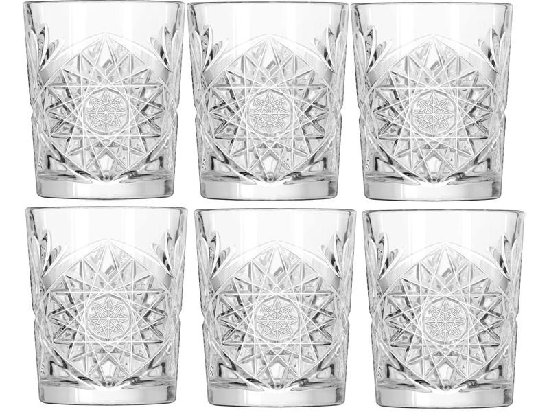 onis Gin Glas Hobstar 350 ml, 6 Stück, Transparent