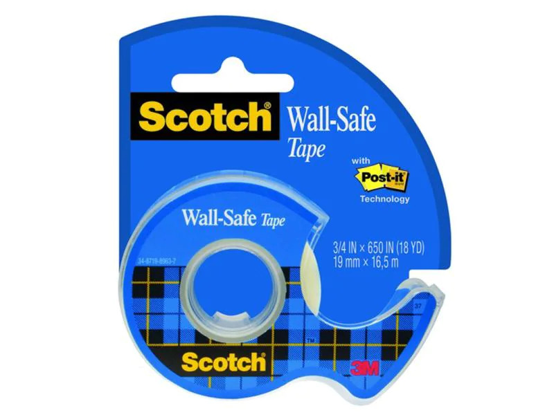 Scotch Handabroller Wall-Safe im Dispenser 19 mm x 16.5 m